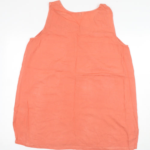 Colton Traders Women Coral Tank Top Size 16
