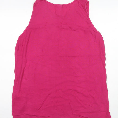 Caslon Women's Pink Basic Tank Top Size 16