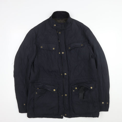 Blue Harbour Men's Black Quilted Jacket M - Stylish & Practical