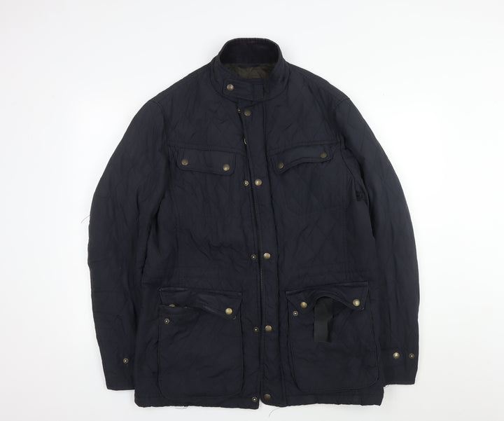Blue Harbour Men's Black Quilted Jacket M - Stylish & Practical