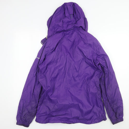 Regatta Women's Purple Waterproof Hooded Rain Jacket 14