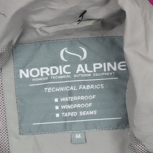 Nordic Alpine Women's Pink Parka Jacket M, Waterproof