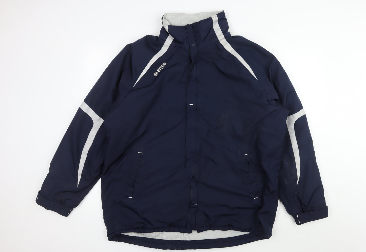Errea Men's Blue Windbreaker Jacket L