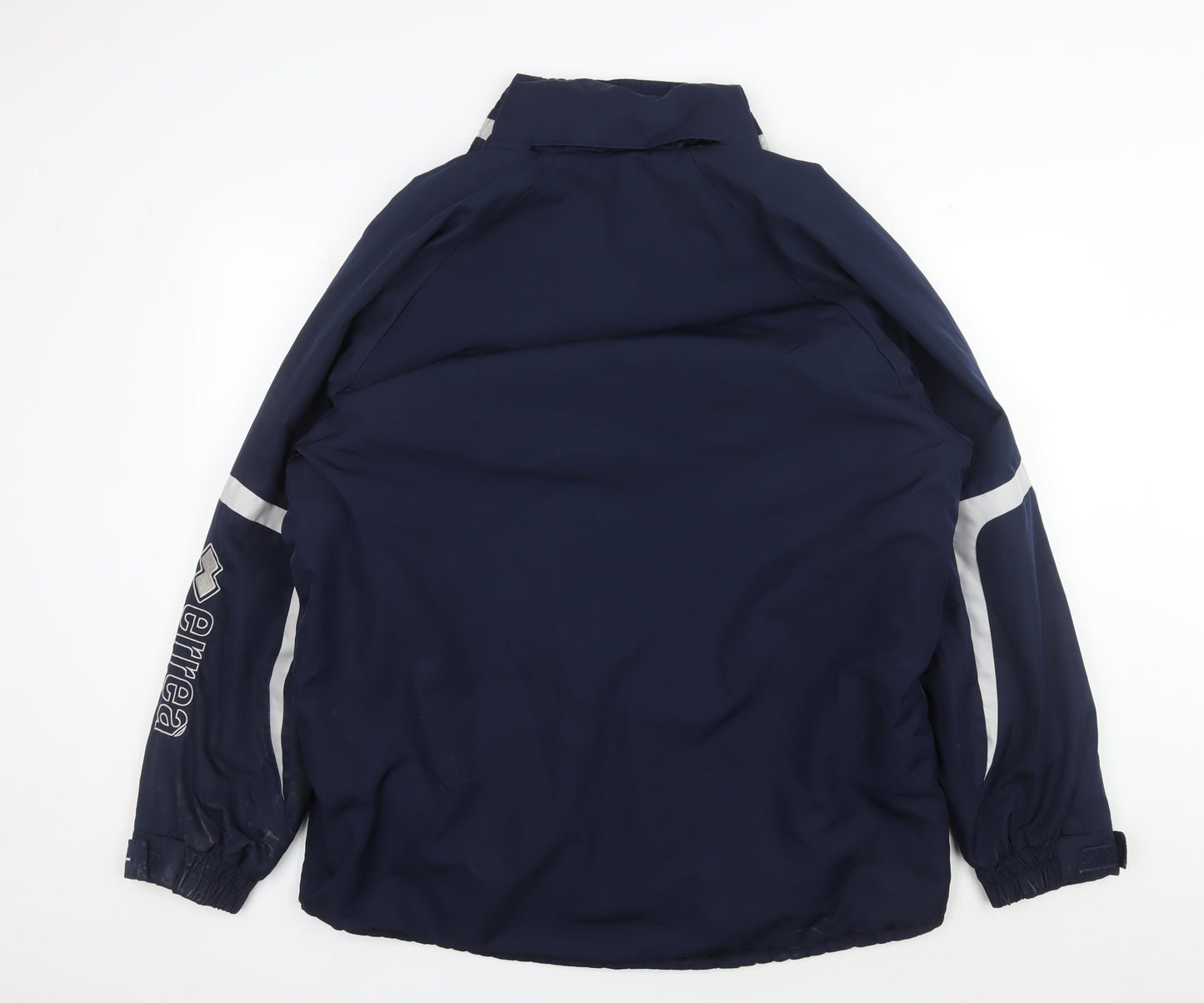 Errea Men's Blue Windbreaker Jacket L