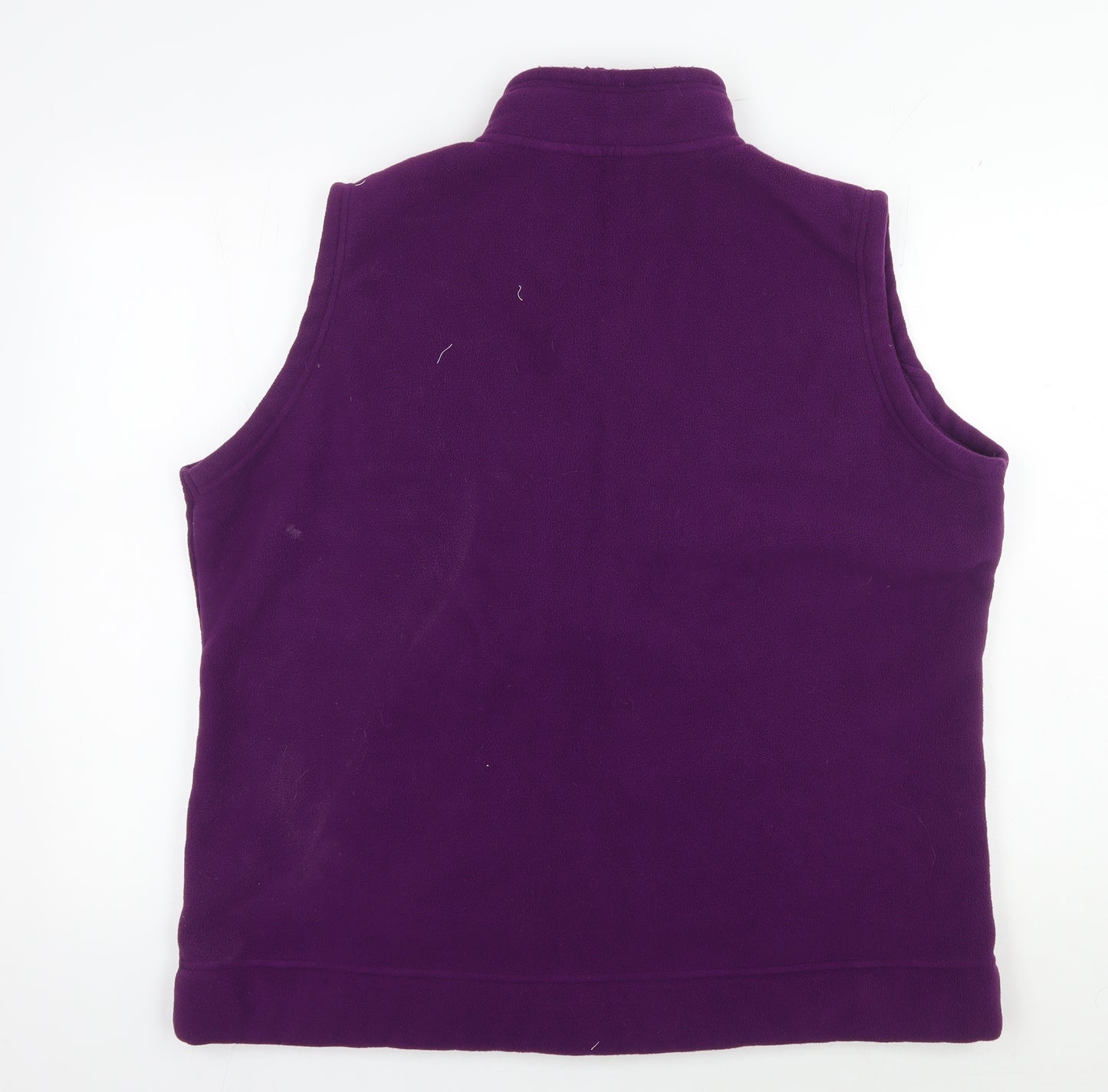 Isle Essentials Women's Purple Fleece Waistcoat XL