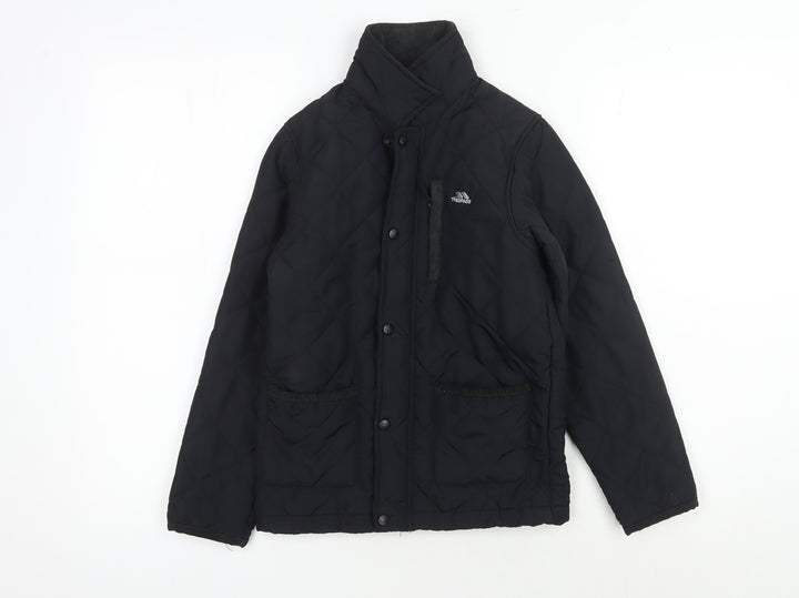Trespass Boys Quilted Black Winter Jacket 7-8 Years