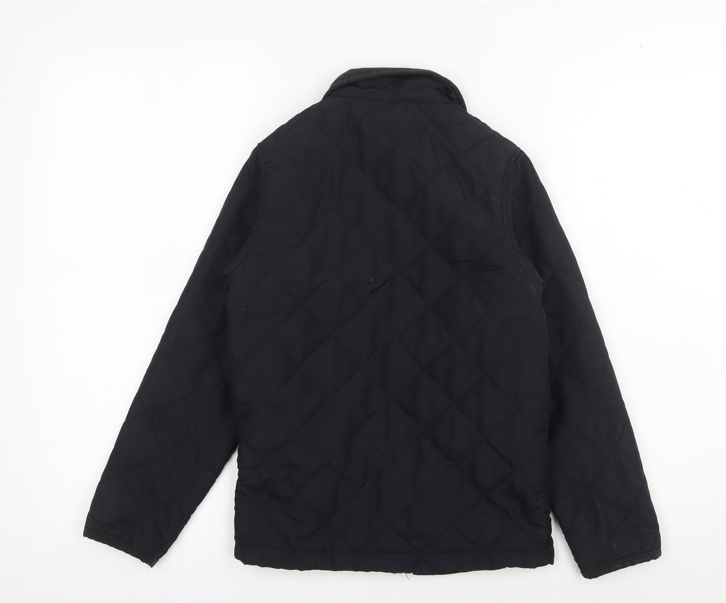 Trespass Boys Quilted Black Winter Jacket 7-8 Years