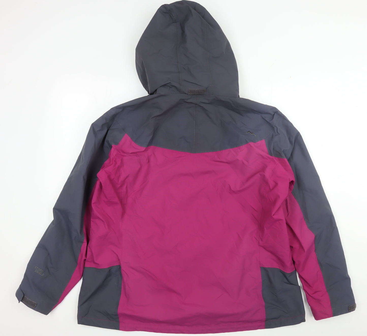 Peter Storm Women's Pink Waterproof Rain Jacket Size 18