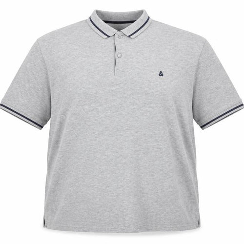 Jack & Jones Men's Grey 2XL Polo Shirt