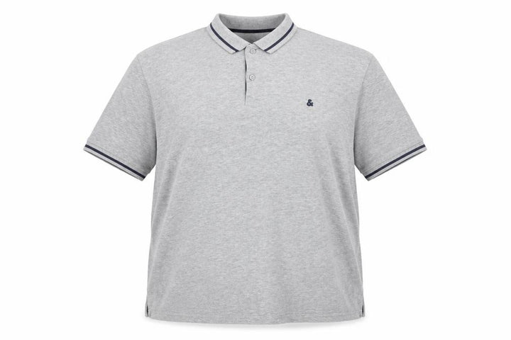 Jack & Jones Men's Grey 2XL Polo Shirt