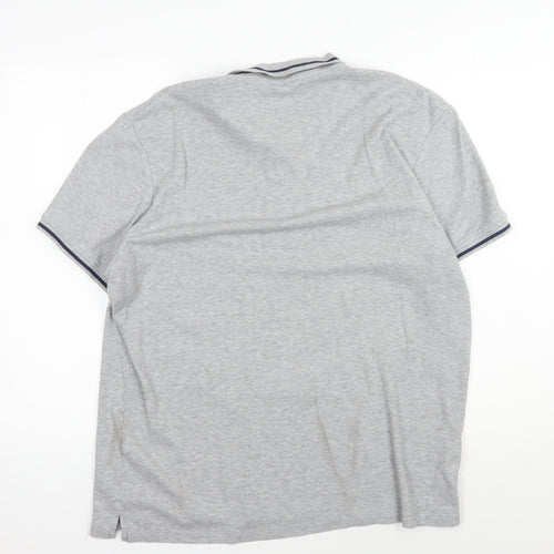Jack & Jones Men's Grey 2XL Polo Shirt