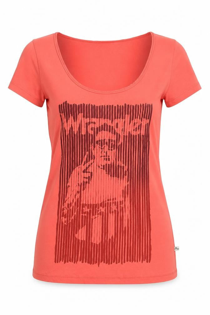 Wrangler Women’s Red Scoop Neck T-Shirt S