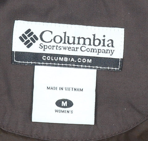 Columbia Women's Black Parka Jacket with Fur Trim Hood M