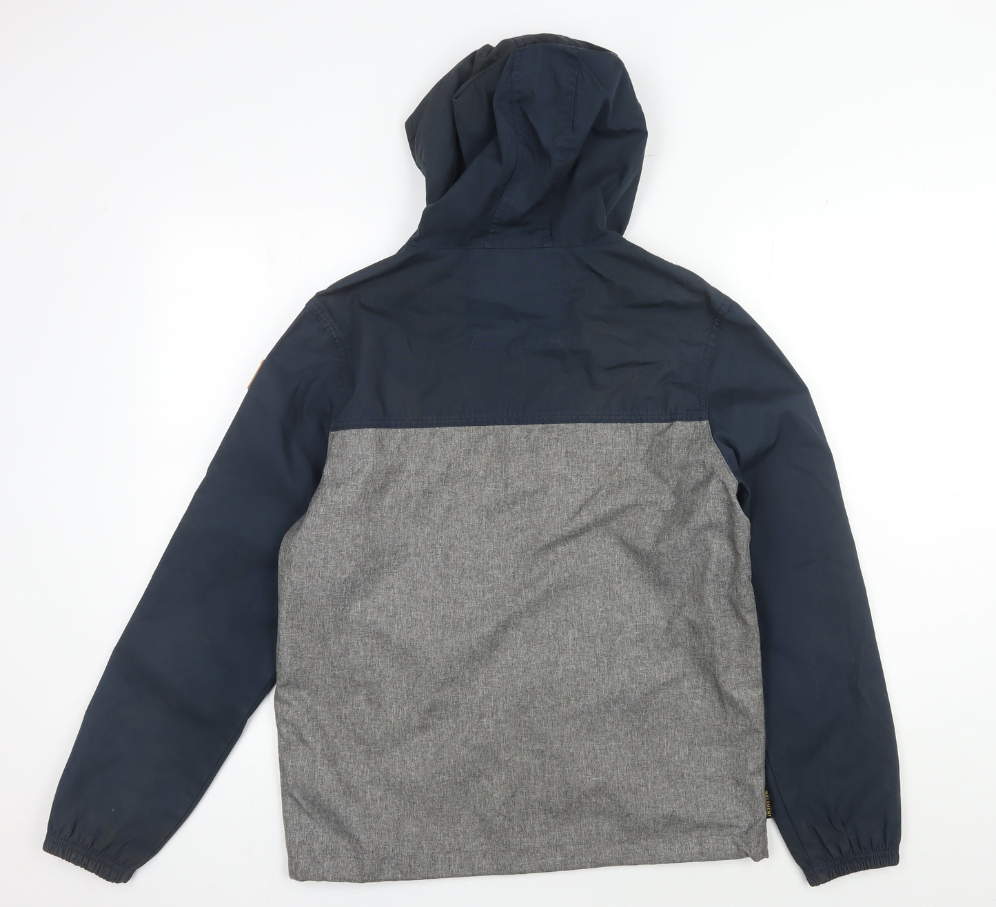 Element Women's Blue Grey Basic Hooded Jacket, Size 16, Casual