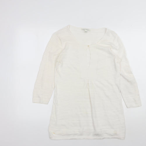 Banana Republic Women's White Cotton Tunic, Size S