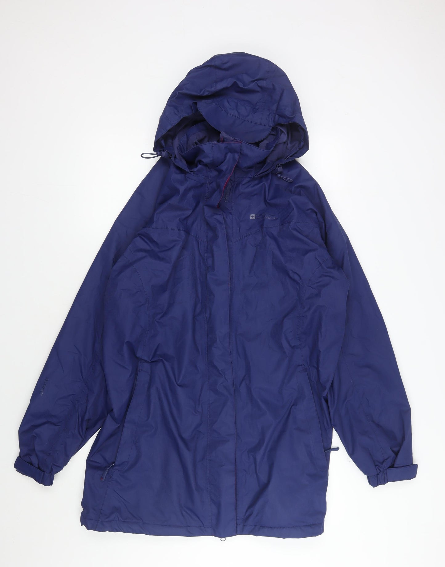Mountain Warehouse Women's Blue Hooded Parka Jacket Size 16