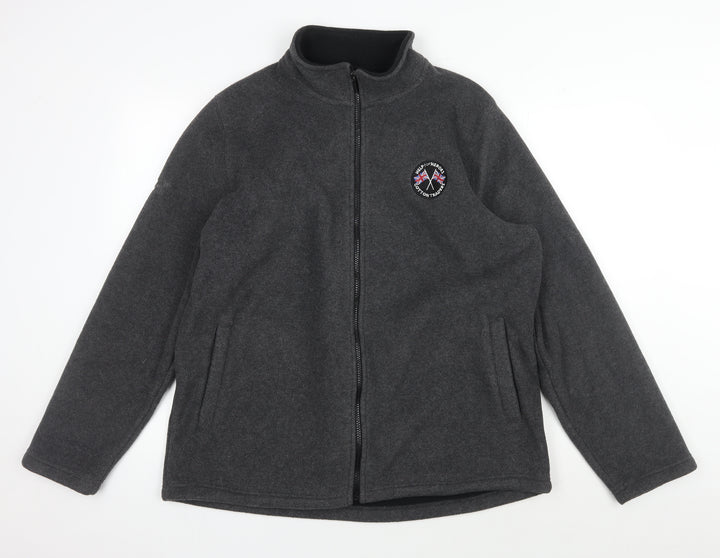 Cotton Traders Men's Grey Full Zip Jacket L