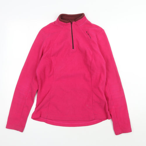 Decathlon Women's Pink Fleece Sweatshirt M