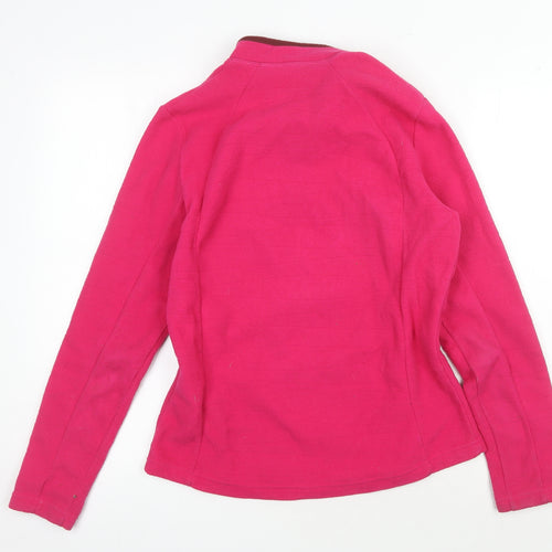 Decathlon Women's Pink Fleece Sweatshirt M