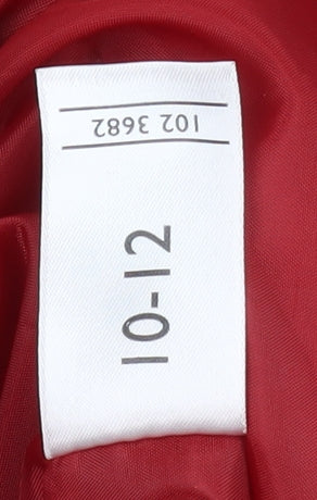 Berketex Women's Red Hooded Jacket Size 10