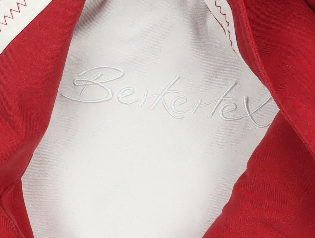 Berketex Women's Red Hooded Jacket Size 10