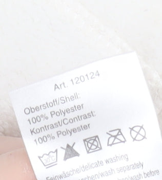 Golfino Women's White Fleece Jacket Size 8