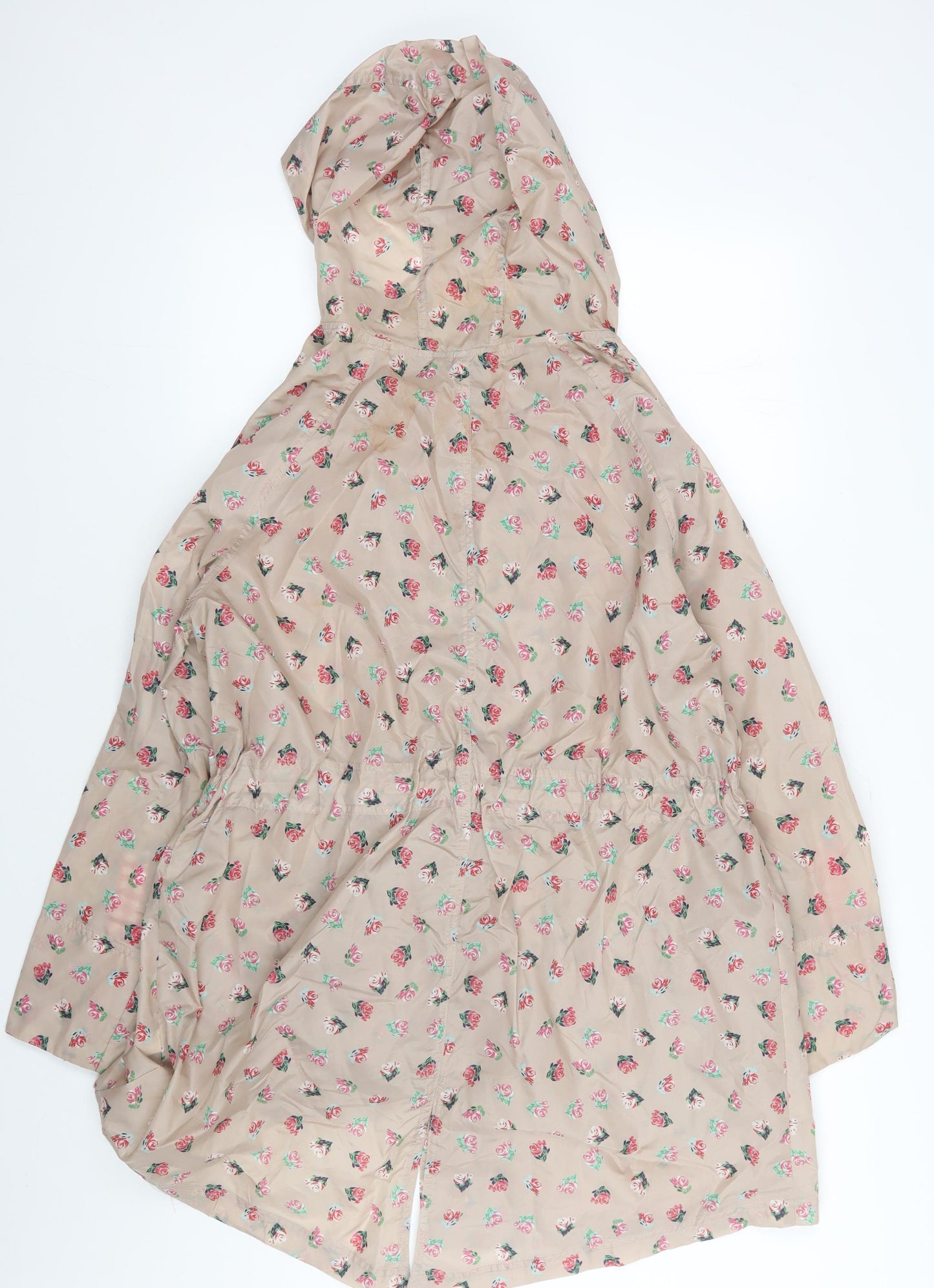 Marks and Spencer Women's Beige Floral Rain Coat M
