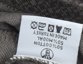 Fat Face Women's Grey A-Line V-Neck Dress Size 10