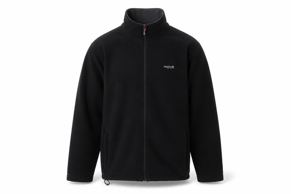 Regatta Men's Black Softshell Jacket L Full Zip Casual