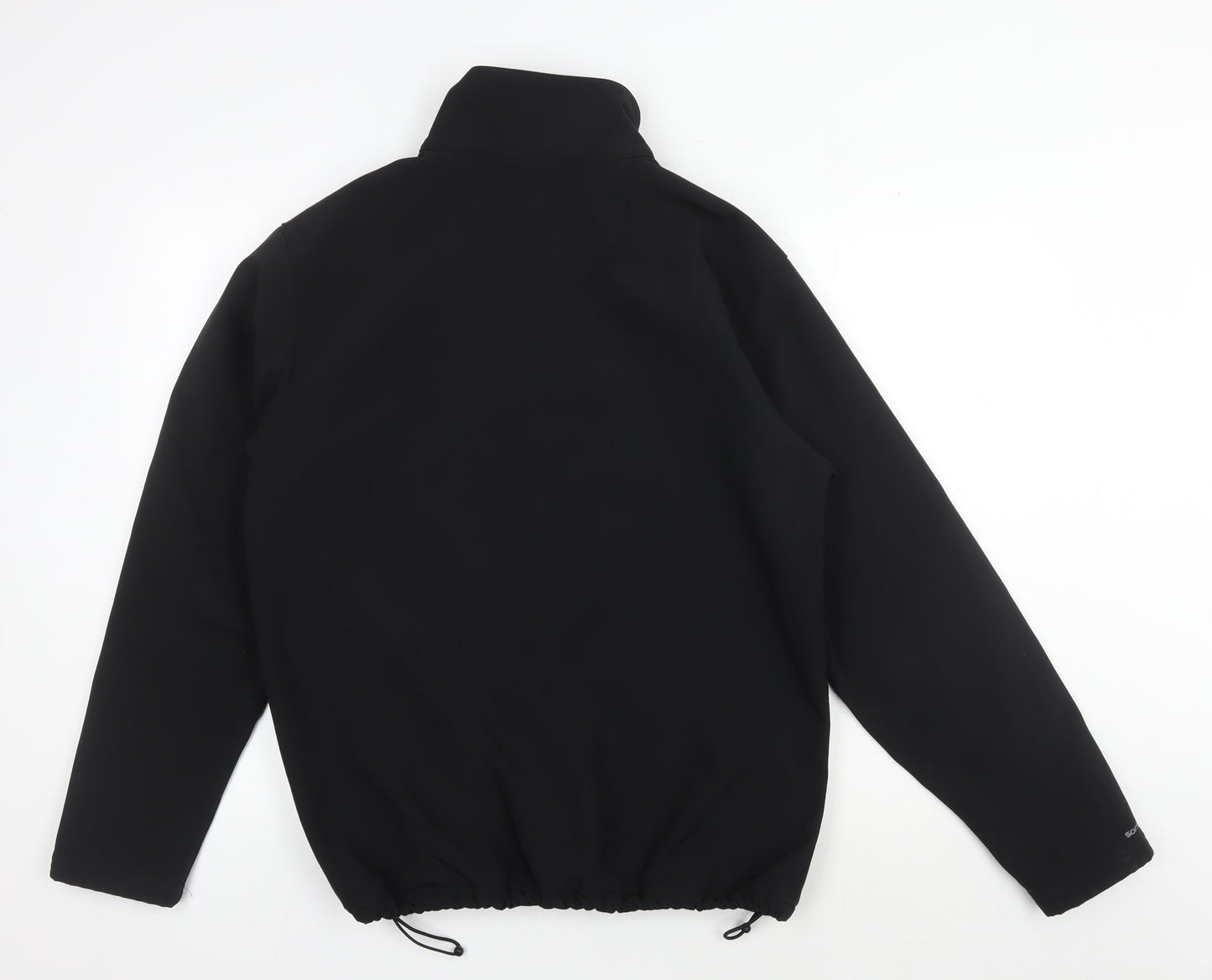 Regatta Men's Black Softshell Jacket L Full Zip Casual