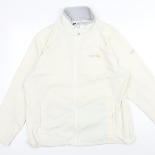 Regatta Women's White Fleece Jacket Size 18