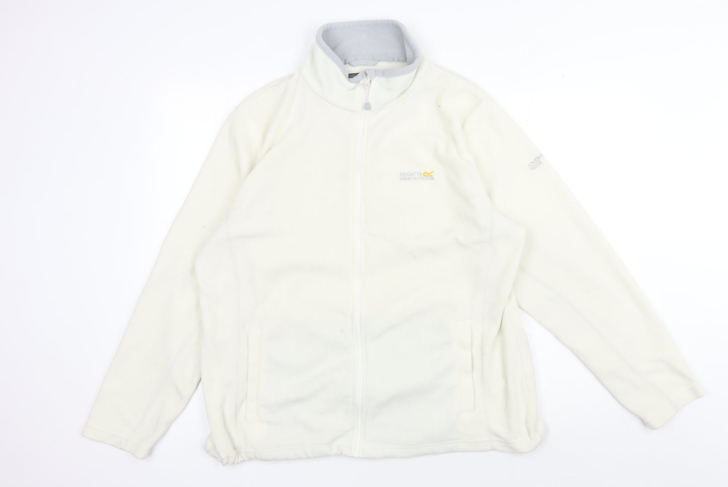 Regatta Women's White Fleece Jacket Size 18