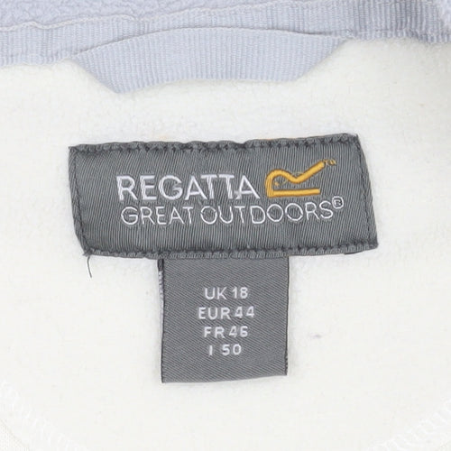 Regatta Women's White Fleece Jacket Size 18