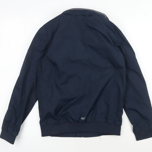 Regatta Boys Blue Bomber Jacket, Size 13, Full Zip Casual