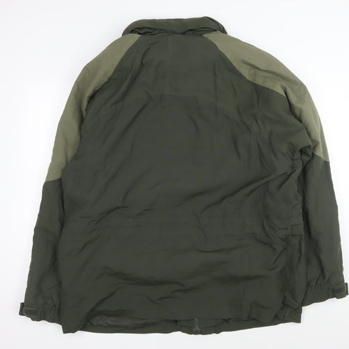 Tayberry Men's Green Basic Jacket L - Autumn/Winter Casual