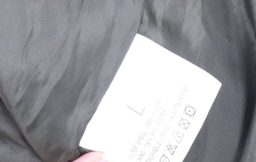 Tayberry Men's Green Basic Jacket L - Autumn/Winter Casual