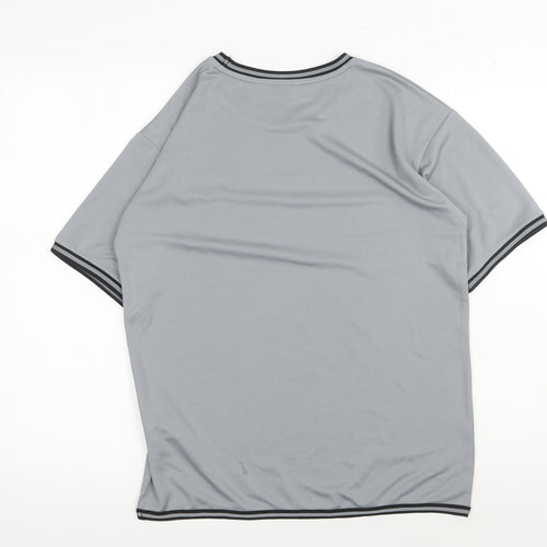 Bekkin Boys Grey T-Shirt 13-14 Years Jersey Crew Neck
