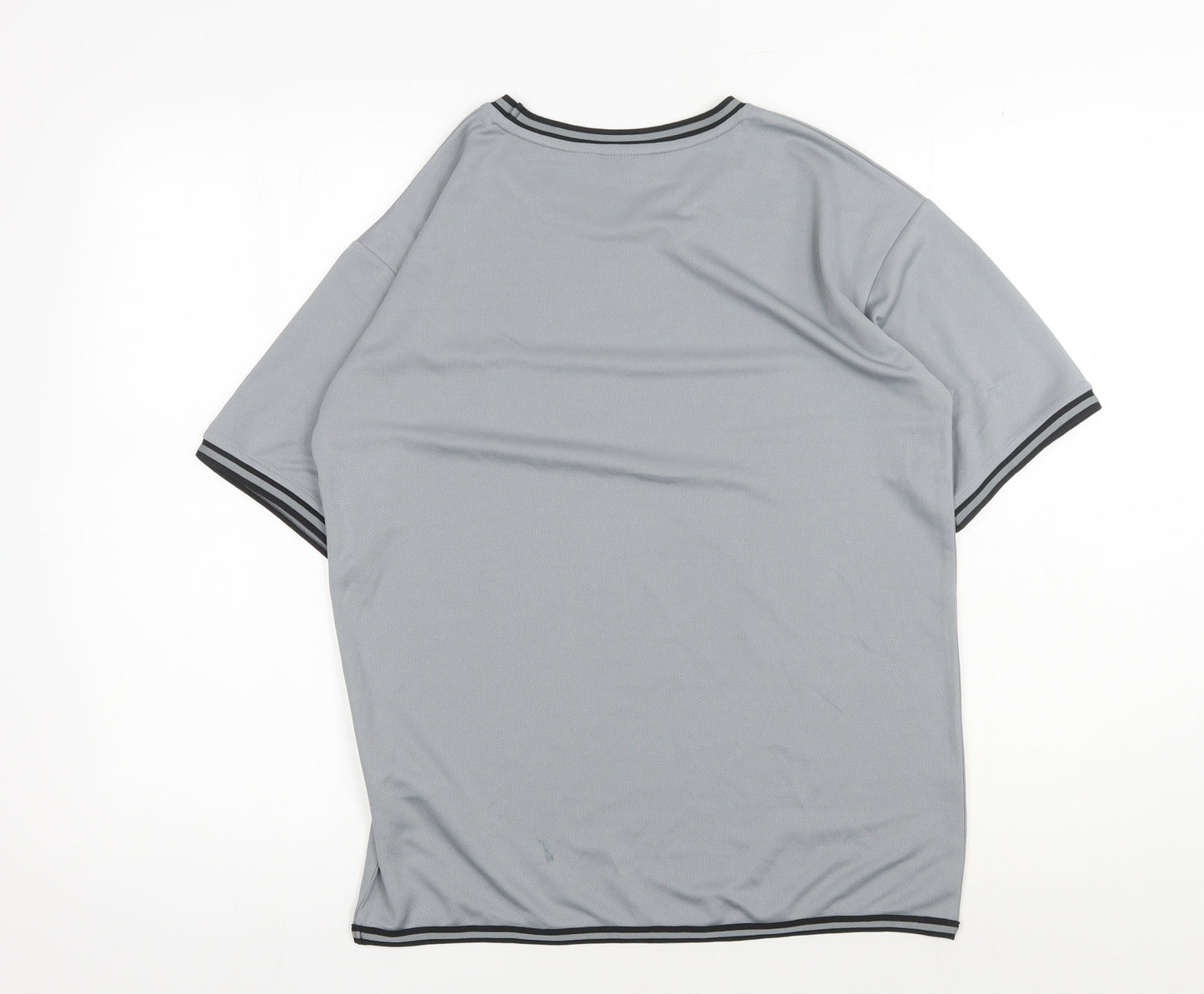 Bekkin Boys Grey T-Shirt 13-14 Years Jersey Crew Neck