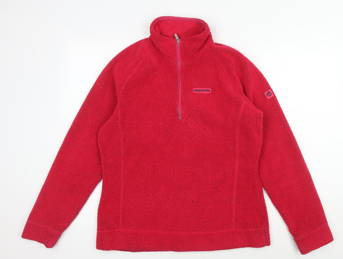 Craghoppers Women’s Red Fleece Pullover Sweatshirt Size 14