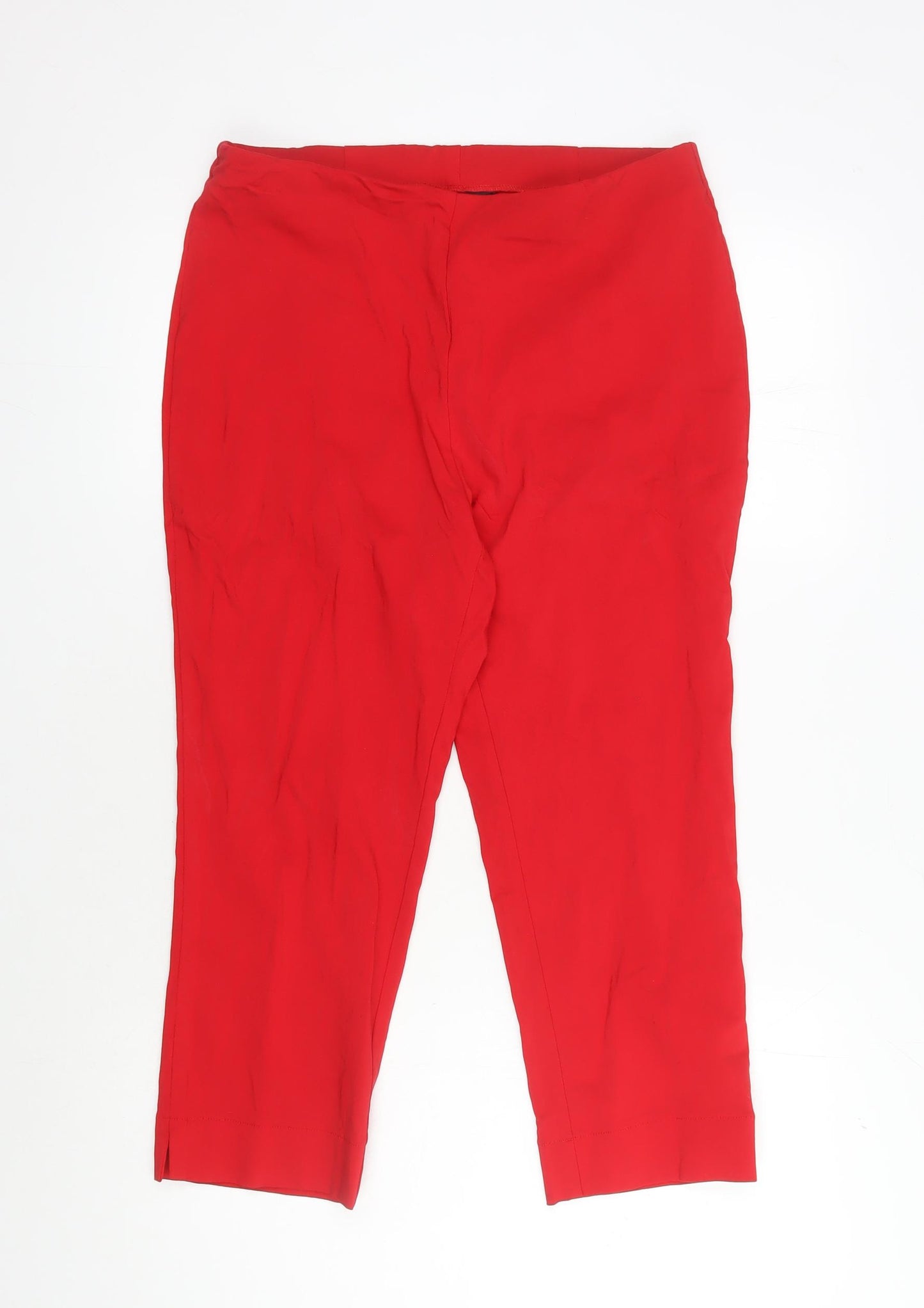 Roman Women's Red Straight Leg Trousers, Size 16