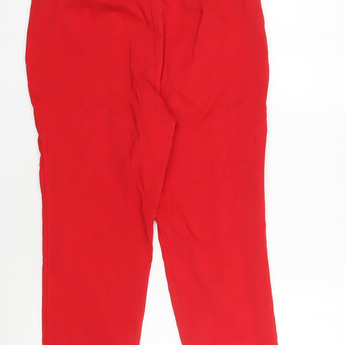 Roman Women's Red Straight Leg Trousers, Size 16