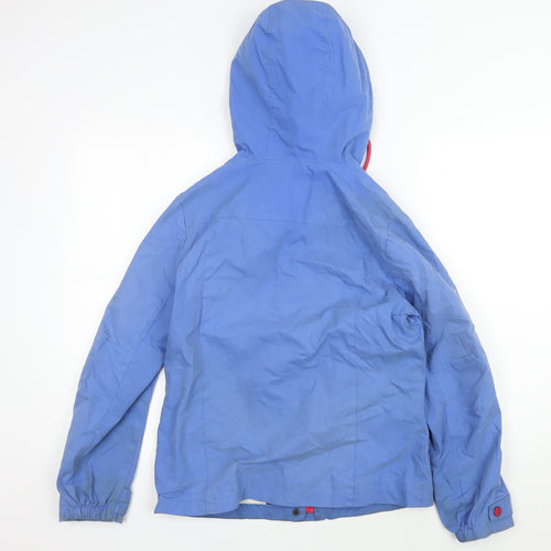 Marks and Spencer Women's Blue Windbreaker Jacket Size 8