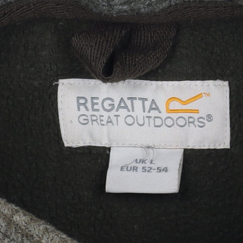 Regatta Men's Brown Fleece 1/4 Zip Sweatshirt L