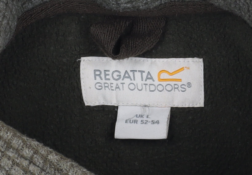 Regatta Men's Brown Fleece 1/4 Zip Sweatshirt L