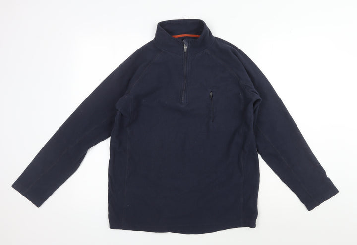 Peter Storm Men's Blue Pullover Fleece Sweatshirt S