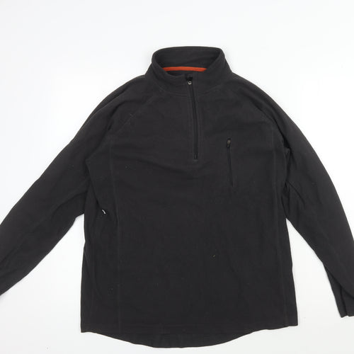 Peter Storm Men's Black 1/2 Zip Pullover - Size S