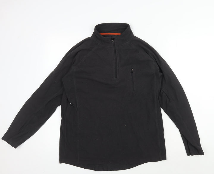 Peter Storm Men's Black 1/2 Zip Pullover - Size S