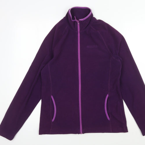 Mountain Warehouse Purple Women's Fleece Jacket Size 10