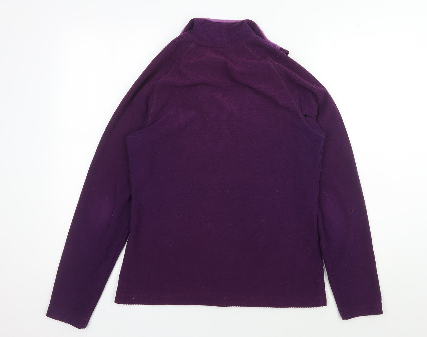 Mountain Warehouse Purple Women's Fleece Jacket Size 10