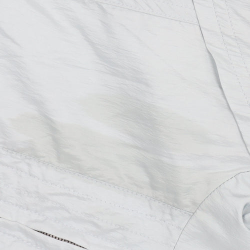 Barbara Lebek Women's Blue Windbreaker Jacket Size 16